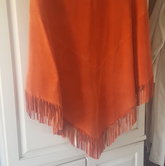 Leather Jacket, suede coat, poncho - Picture 2 of 2